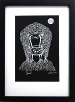 Viktor Preiss - Úplněk - originál kresba